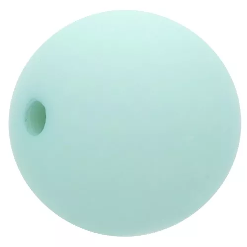 Cuenta de resina opaca effet mat 14 mm - Vert d'eau x1