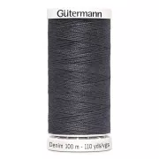 Hilo de coser Gütermann Denim - Gris oscuro (nº 9455) x100m