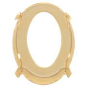 Engaste para PureCrystal 4122 Oval Rivoli 18x13 mm - Dorado x1|raw }}