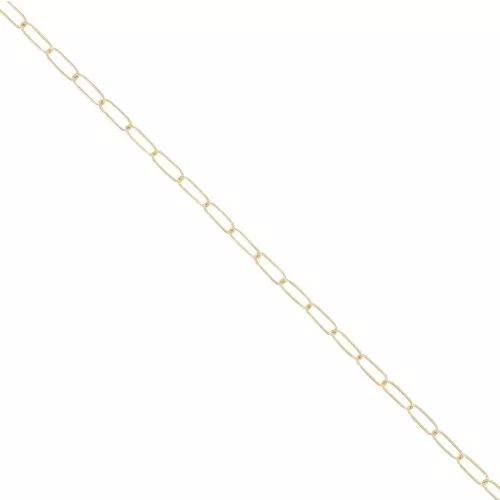 Cadena Rectángulo 2.9 mm - Gold filled x50cm
