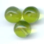 Cuentas redondas 8 mm Olivine x20