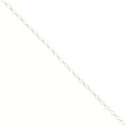 Cadena de malla alternada Rombo 2,8 mm - - Gold filled x50cm