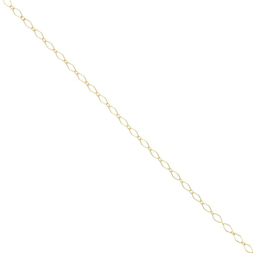 Cadena de malla alternada Rombo 2,8 mm - - Gold filled x50cm