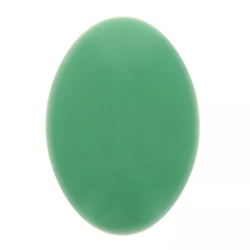 Cabujón ovalado de resina opaco 14x10 mm - Vert x1