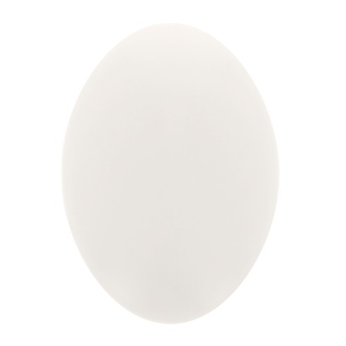 Cabujón ovalado de resina opaca 14x10 mm - Marfil x1