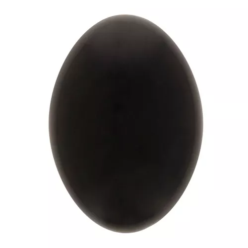 Cabujón ovalado de resina opaca 14x10 mm - Negro x1