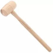 Mazo de madera de 30 mm en forma de barril x1