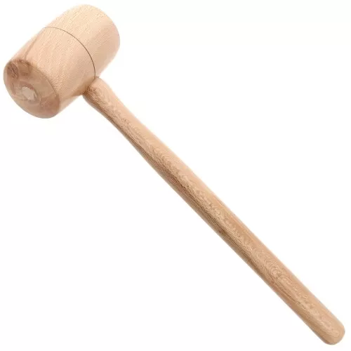 Mazo de madera de 45 mm en forma de barril x1