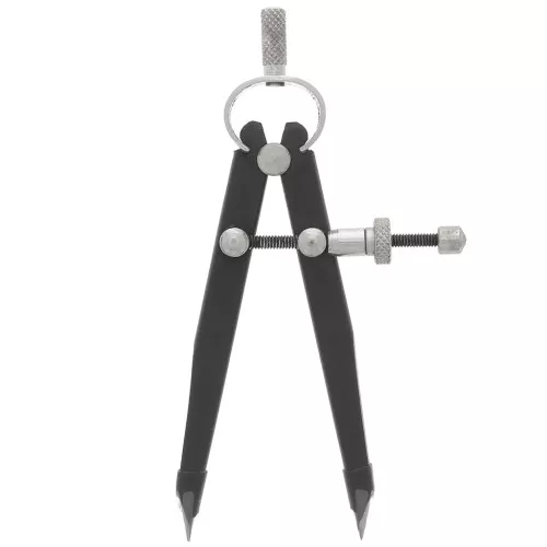 Compás recto para joyeros 12 cm - Negro x1