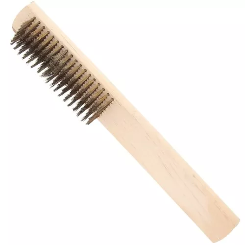 Portafichas - Cepillo de cardar - 23 cm en madera - Natural x1