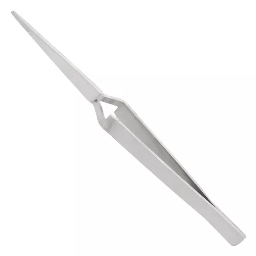 Pinzas de precisión - pinzas rectas en cruz - 12 cm con cierre automático x1