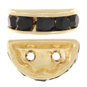 Rondel Media Luna 14x8 mm dorado Jet x1|raw }}