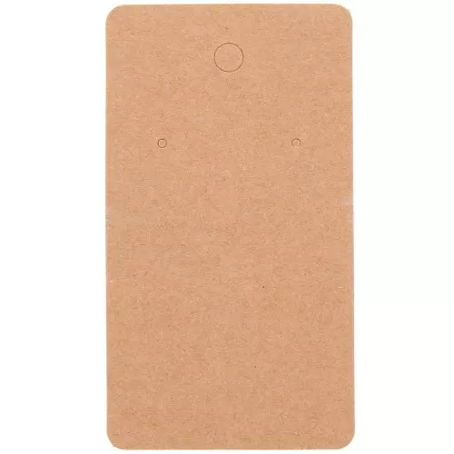 Juego de 20 portajoyas de 9x5 cm para pendientes - Kraft