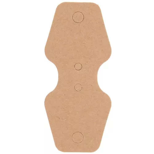 Juego de 20 portajoyas 8x3,5 cm para collares - Kraft