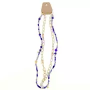 Juego de 20 portajoyas 8x3,5 cm para collares - Kraft