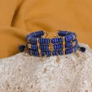 Cuentas arandalas Heishi 6.5x2 mm - Aventurina x38cm