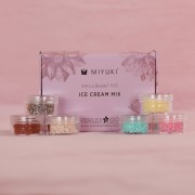 Kit de cuentas Miyuki By Perles & Co - Miyuki Delica 11/0 Ice cream Mix