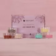 Kit de cuentas Miyuki By Perles & Co - Miyuki Delica 11/0 Ice cream Mix