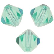 Preciosa 5mm Crystal Tops - MC Bead Rondell - Caribbean Sea x12