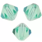 Preciosa 5mm Crystal Tops - MC Bead Rondell - Caribbean Sea x12