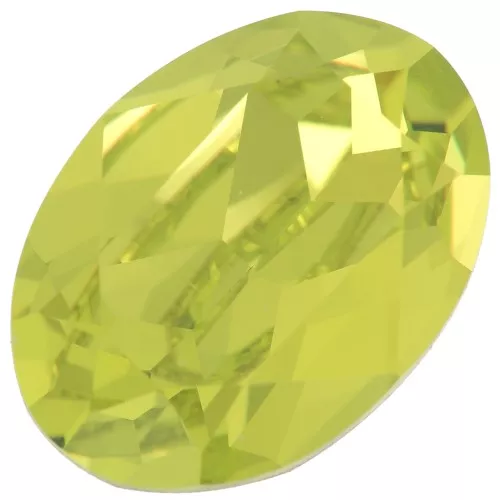 Cabujón PureCrystal 4120 14x10 mm - Verde cítrico x1