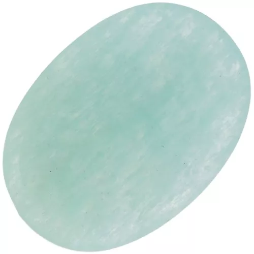 Cabujón ovalado plano - palet - gema de 14x10 mm - Amazonita x1