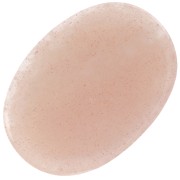 Cabochon plat ovale - palet 14x10 mm en pierre gemme - Pierre de lune Mix rose x1|raw }}