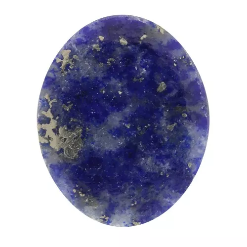 Cabujón ovalado plano - palet - gema de 10x8 mm - Lapis lazuli x1