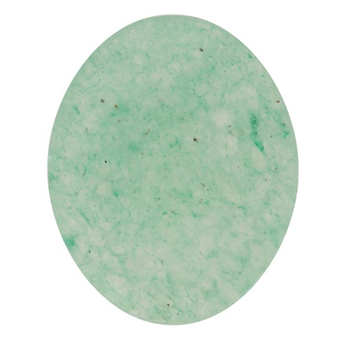 Cabujón ovalado plano - palet - gema de 10x8 mm - Aventurine x1