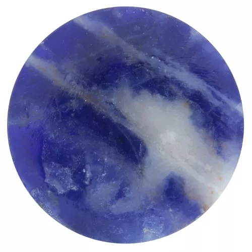 Cabujón de piedra preciosa redondo de 12 mm - Sodalite x1