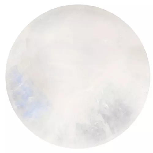 Cabujón de piedra preciosa redondo de 12 mm - Pierre de lune x1