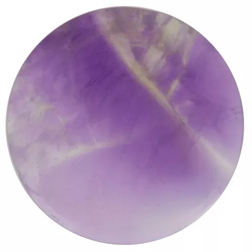 Cabochon plat rond - palet - 12 mm gemstone - Amethyst x1