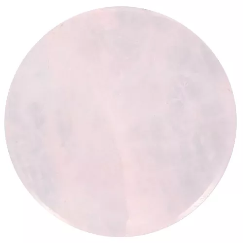 Cabochon plat rond - palet - 12 mm gemstone - Rose Quartz x1