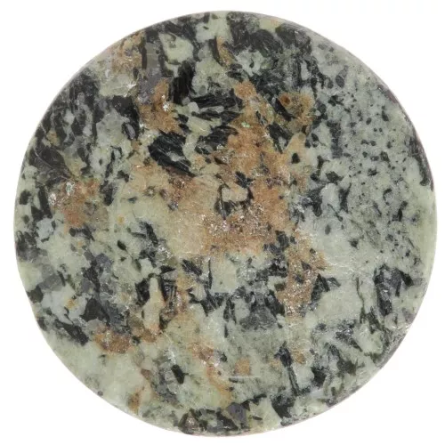 Cabujón plano redondo - paleta - gema de 12 mm - Turquesa africana - Jaspe x1