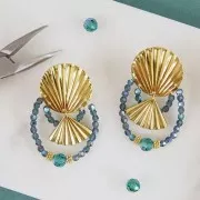 Preciosa Cristal Redondo Facetado 6mm - Montana x6