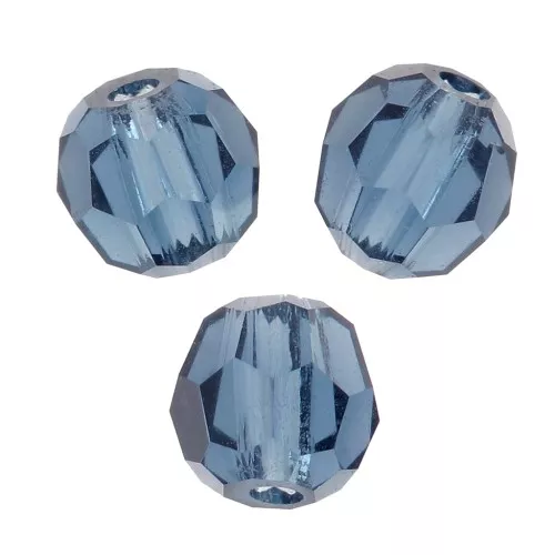 Preciosa Cristal Redondo Facetado 3mm - Montana x20