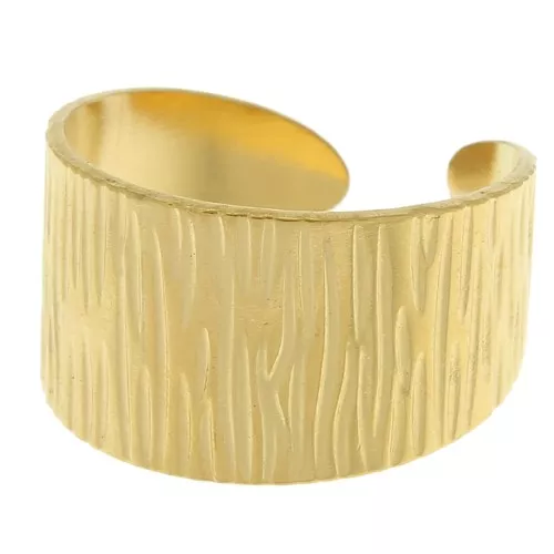 Anillo ajustable de ranura ancha - Acero inoxidable dorado 304 x1