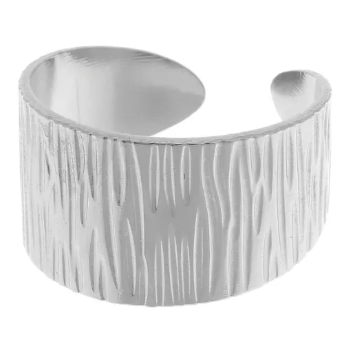 Anillo ranurado ancho y ajustable - acero inoxidable 304 x1