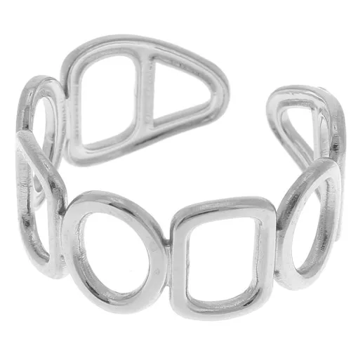 Anillo geométrico ajustable - Acero inoxidable 304 x1