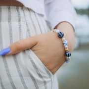 Cuentas espaciadoras de 6 mm de flor - Acero inoxidable dorado 304L x10