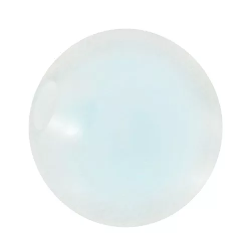 Cuentas redondas 10 mm - Transparente - Azul Pastel x10