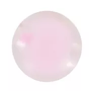 Cuentas redondas 10 mm - Transparente - Rosa Pastel x10