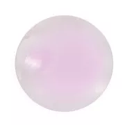 Cuentas redondas 10 mm - Transparente - Lila x10