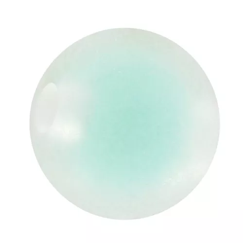 Cuentas redondas 10 mm - Transparente - Menta x10