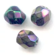 Facetadas 5 mm Purple Iris x50