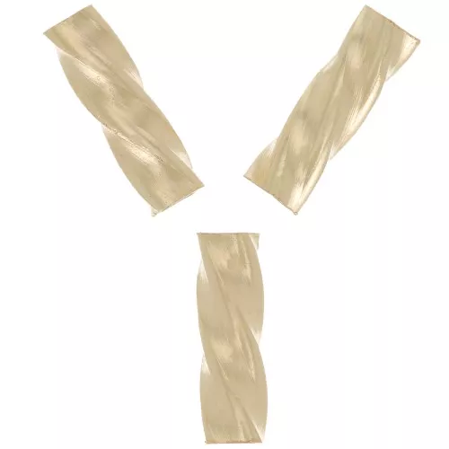 Perlas de tubo trenzado 5x1,5 mm - Gold filled x10