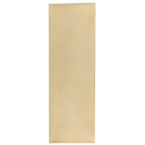 Placa rectangular 90x30 mm - espesor 0,3 mm - Gold filled x1