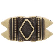 Plato - Conector de cuentas GemDuo 25x12 mm Mantrakia II - Bronce x1|raw }}