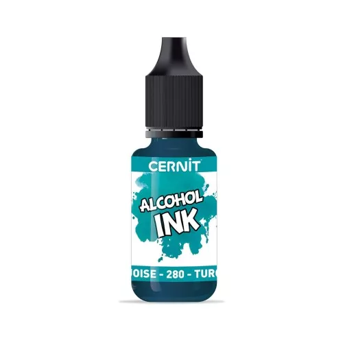 Tinta de alcohol Cernit n°280 - Azul turquesa x20ml
