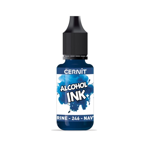 Tinta de alcohol Cernit n°246 - Azul marino x20ml